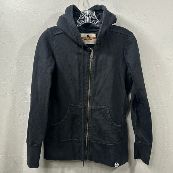 American Giant black full zip jacket size small - Picture 1 of 13